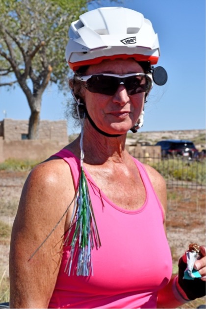 Margaret Mucci traveled with a friend from the east mountains of Albuquerque NM for her first ever Pedal the Petrified. She said she will definitely be back, and that the scenery was just so beautiful that she couldn’t stop taking opportunities to take photos along the way.