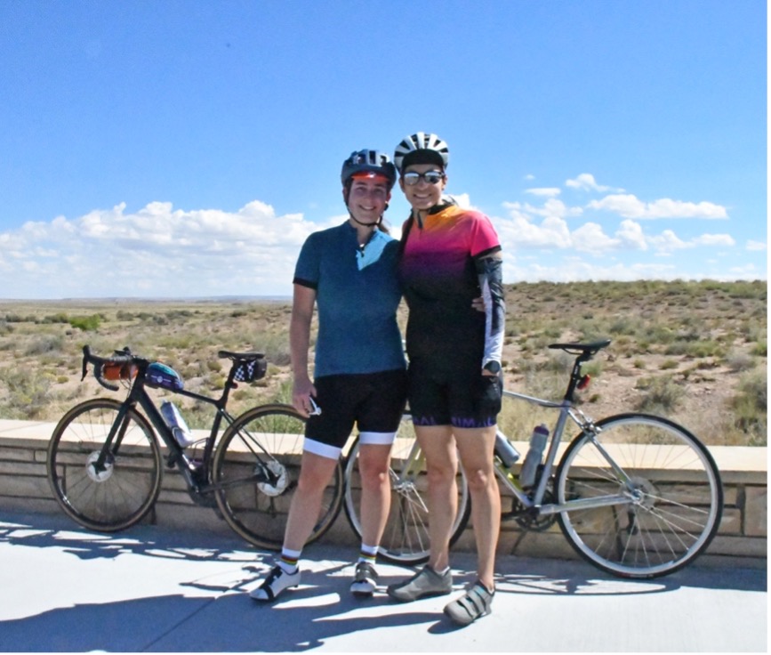 Jackie Harding and Andrea Martinelli are from Phoenix and are first-time Pedal the Petrified riders. They said it was a great way to see the park and the weather was perfect!  