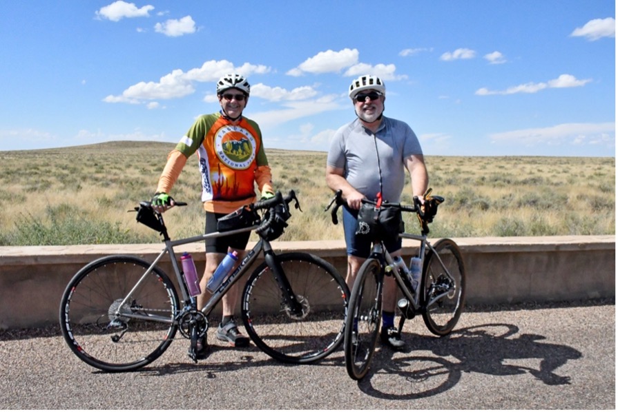 Riders John Hayt and Mark O'Shaughnessy of Tucson trekked the PTP 2022 together this year. 