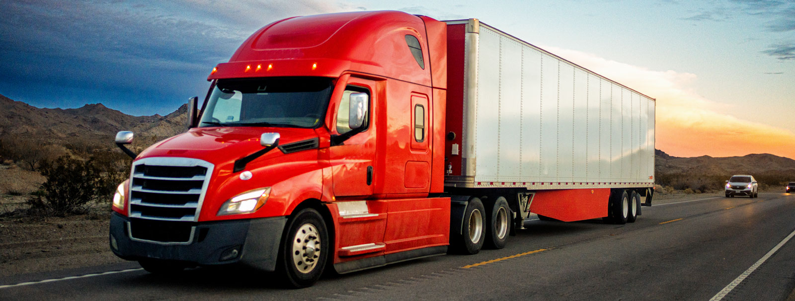 Semi Truck Banner
