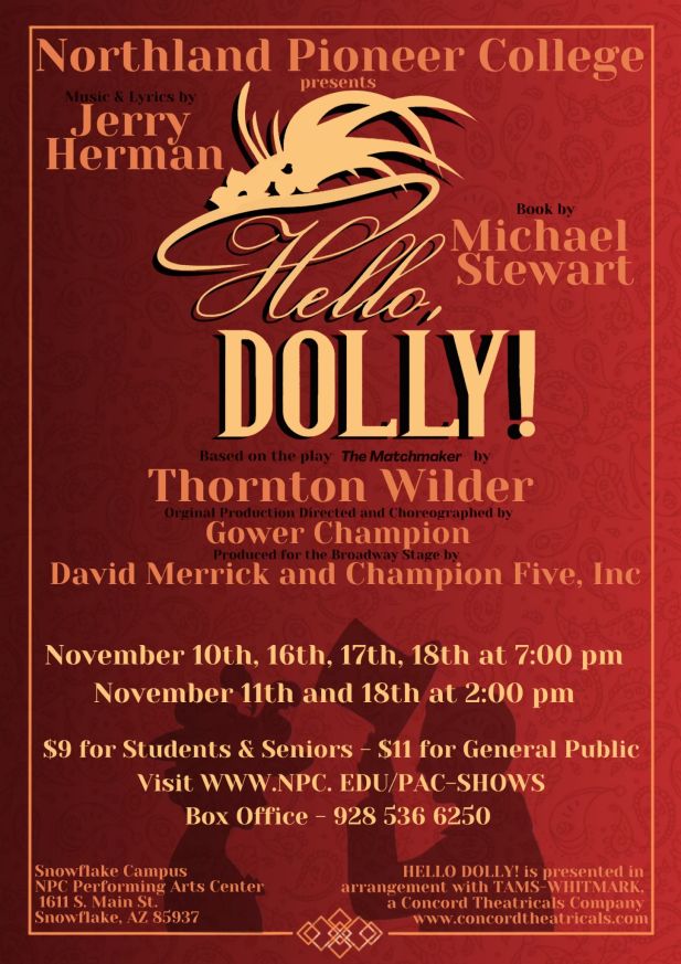 Hello Dolly Performance Poster