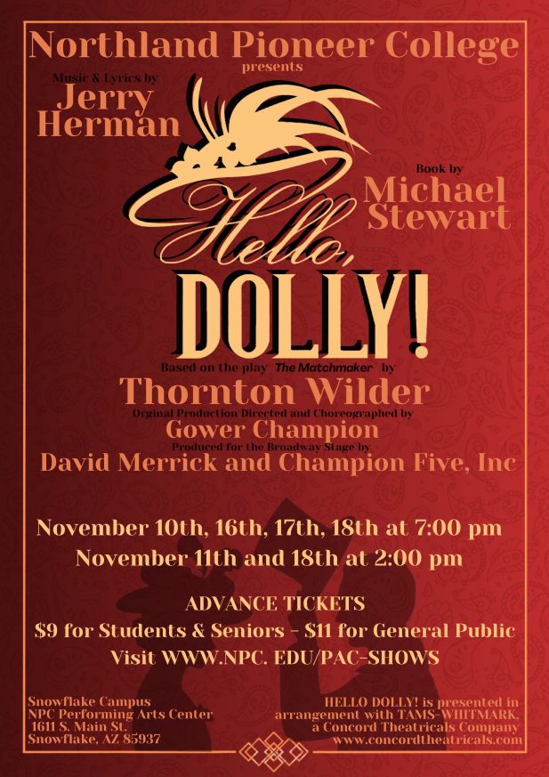 Hello Dolly Performance Poster