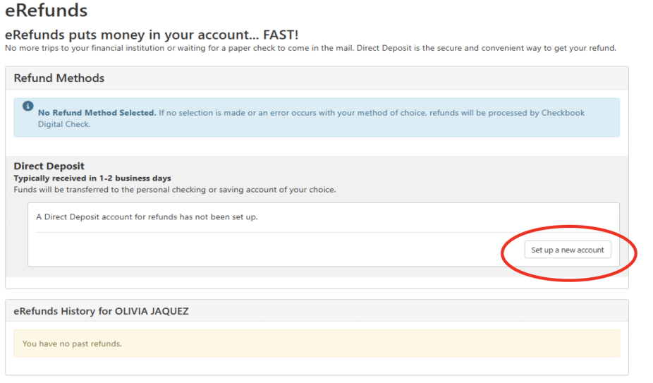 E-Refunds E-Refunds