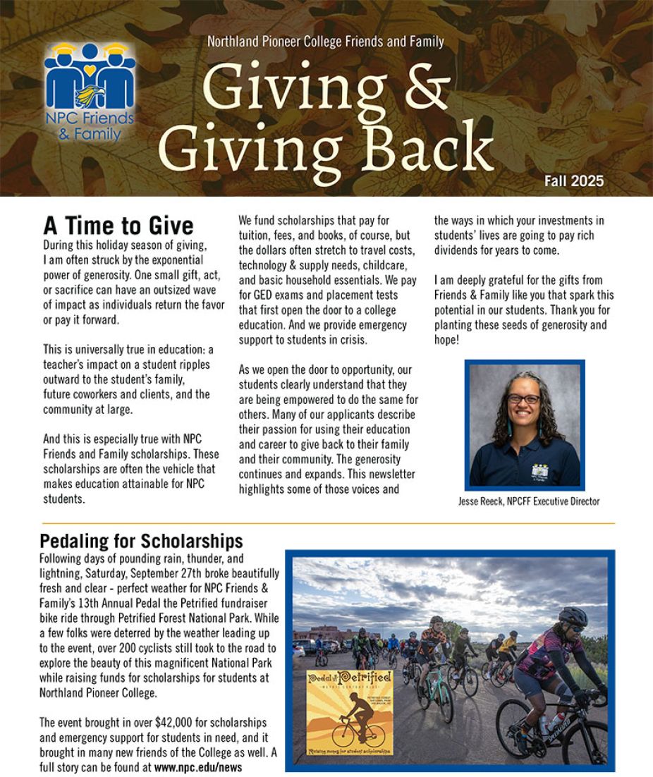 Friends & Family Fall Newsletter