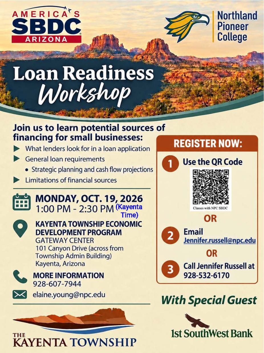Loan Readiness Workshop- Kayenta