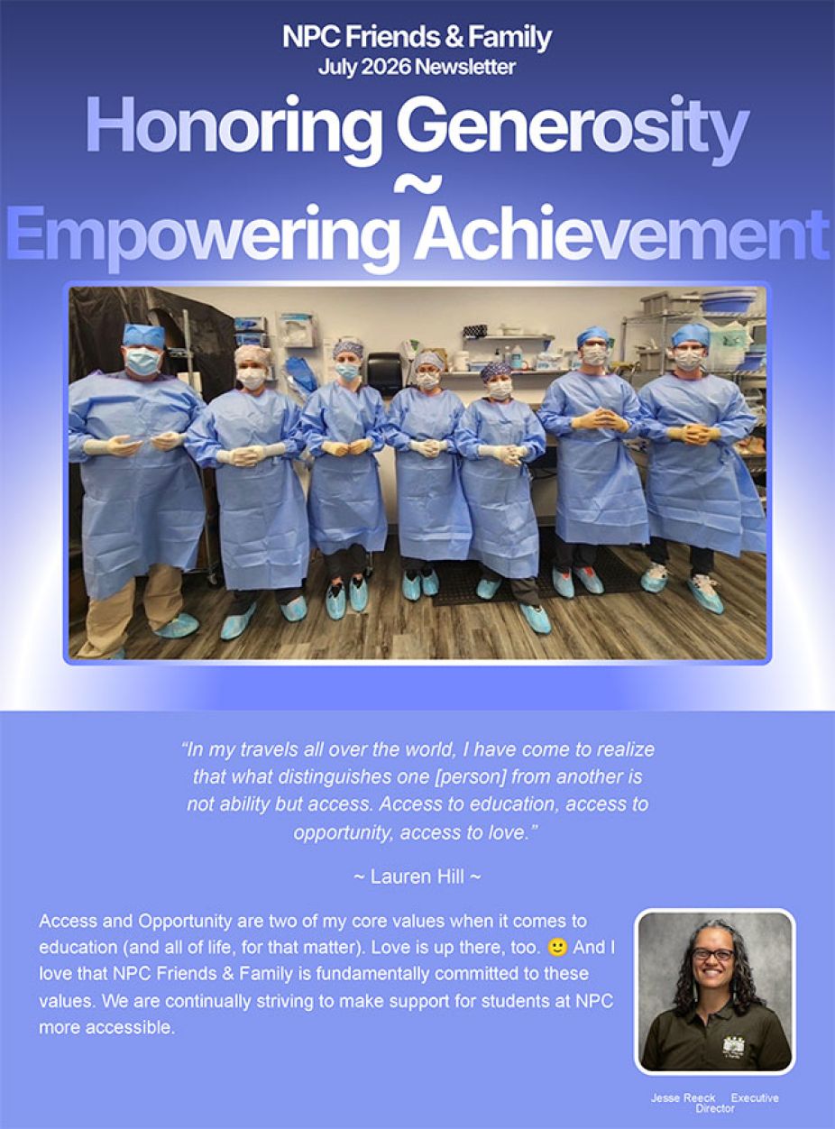 NPCFF Summer Newsletter NPCFF Summer Newsletter