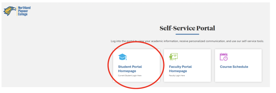 Student Portal Homepage Student Portal Homepage