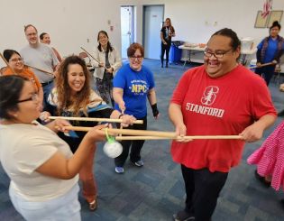 NPC staff and students participate in Indigenous Sports.