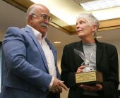 Frank Lucero and Dr. Jeanne Swarthout