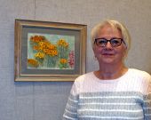 Deborah Wright and her "sour lemon daisies" Deborah Wright and her "sour lemon daisies"
