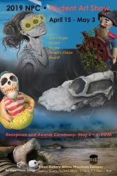 NPC Student Art Exhibit Poster
