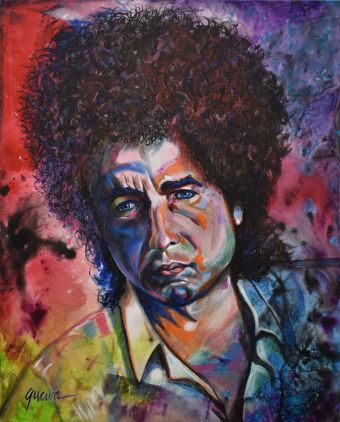 Dylan, acrylic on canvas, 30” x 24,” $100