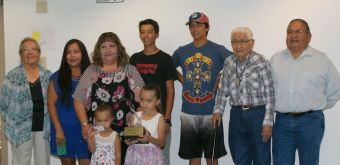 Beaulah Bob-Pennypacker with family members.