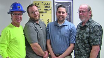 (l to r) Steve Mills, Ken Wilk, Ryan Kessler and Rex Bishop