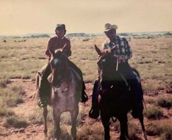 Sandra Garrett-Shorty and Grandfather