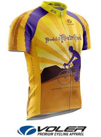 Pedal the Petrified jersey made by Voler