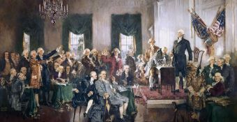 Signing of the Constitution painting by Howard Chandler Christy Signing of the Constitution by Howard Chandler Christy