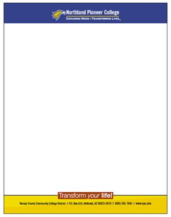 NPC letterhead