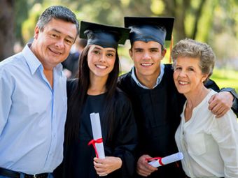 parents with graduates